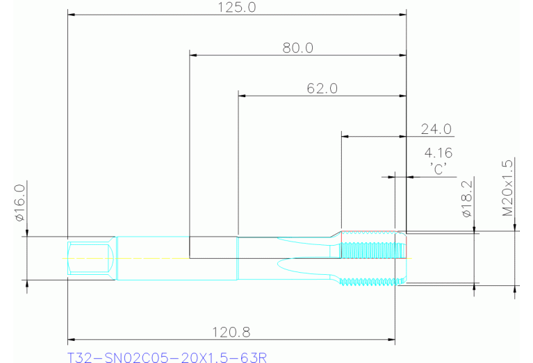 T32-SN02C05-20X1.5-63R