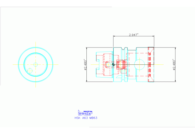 HSK A63 MB63
