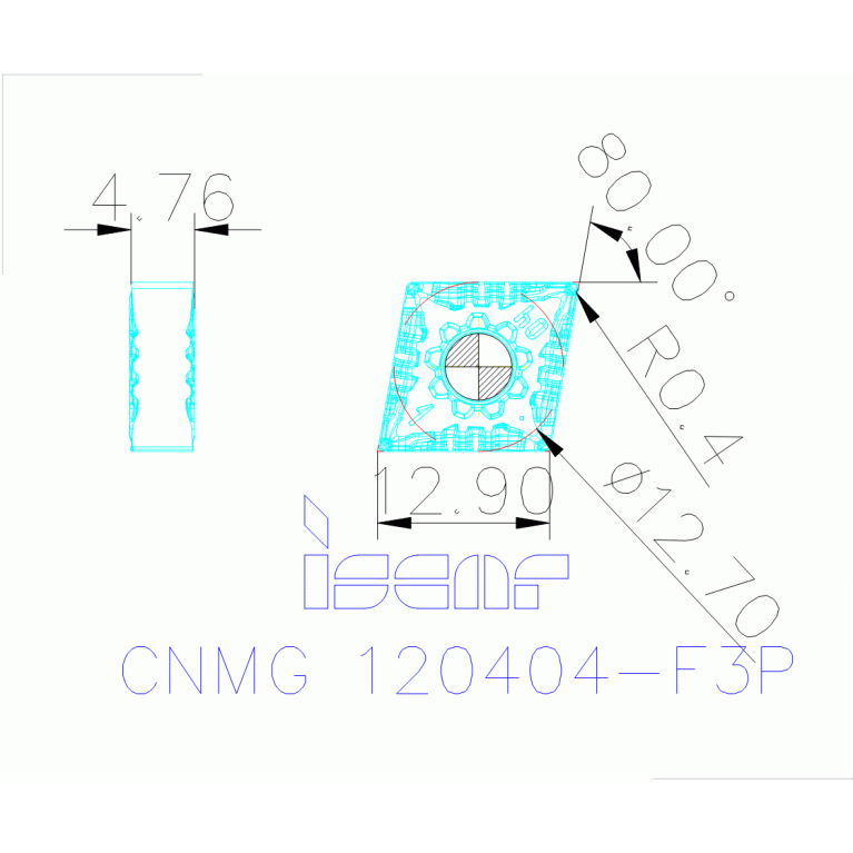 CNMG 120404-F3P IC807