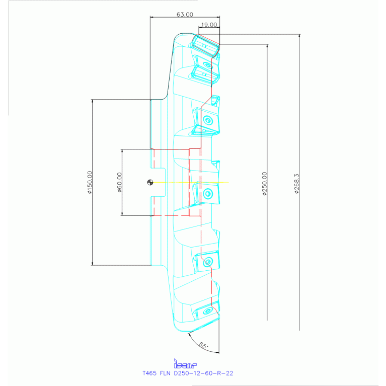 T465 FLN D250-12-60-R-22