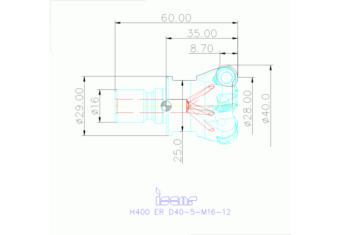 H400 ER D40-5-M16-12