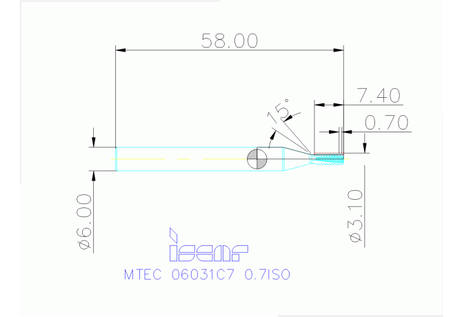 MTEC 06031C7 0.7ISO IC908