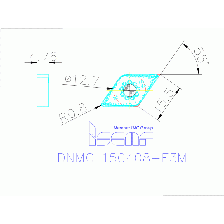 DNMG 150408-F3M IC830