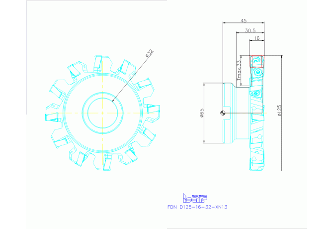 FDN D125-16-32-XN13