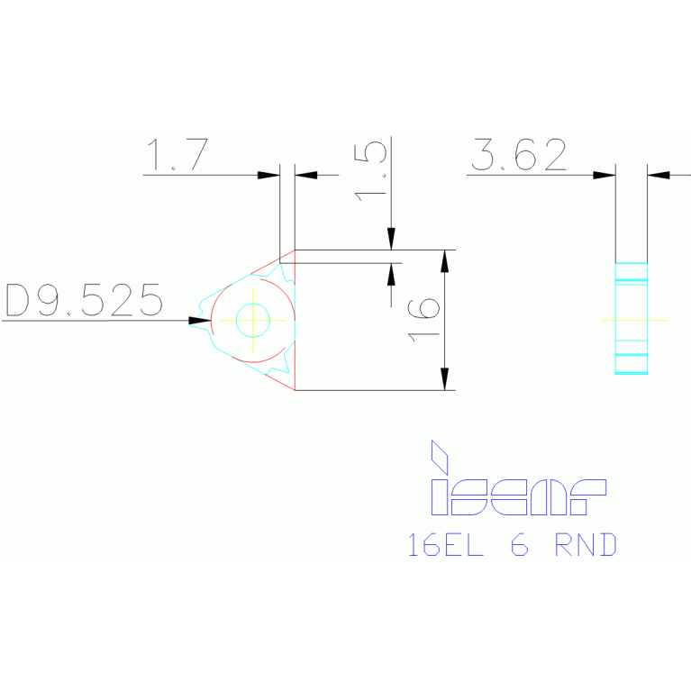 16EL 6 RND IC250