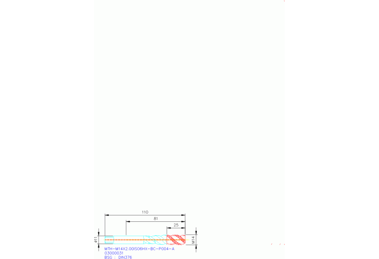 MTH-M14X2.00ISO6HX-BC-P004-A