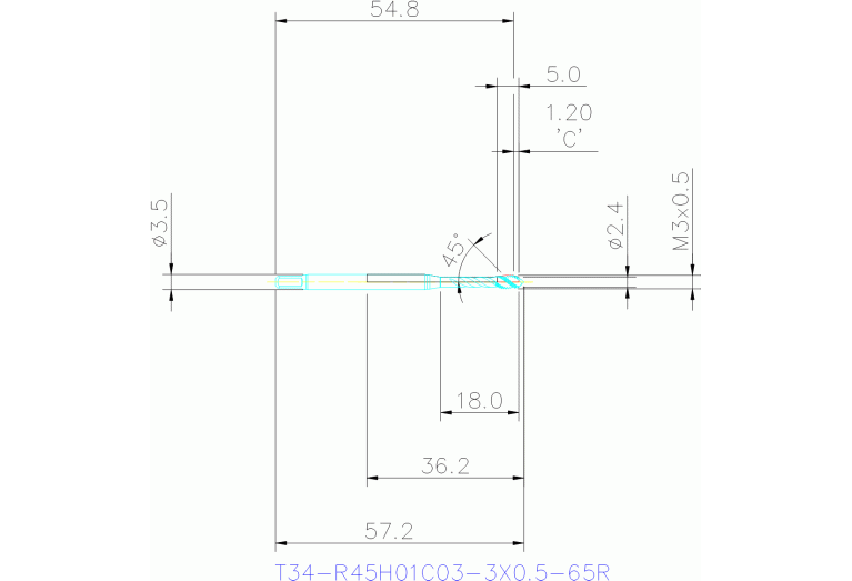 T34-R45H01C03-3X0.5-65R