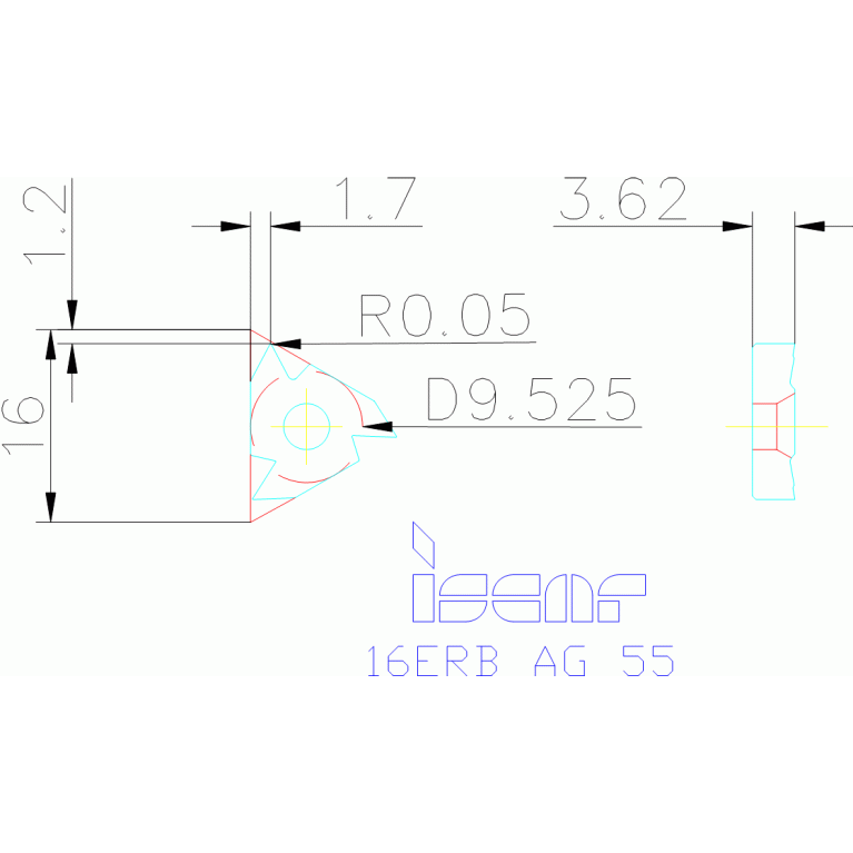 16ERB AG 55 IC908