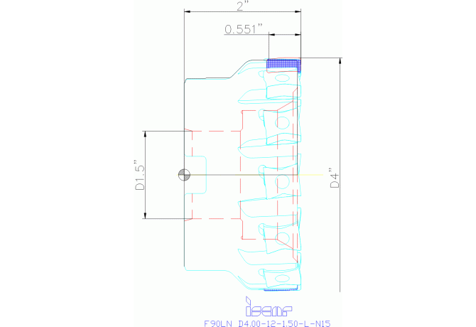 F90LN D4.00-12-1.50-R-N15