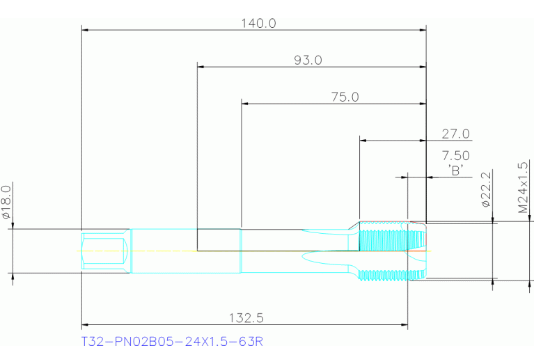 T32-PN02B05-24X1.5-63R
