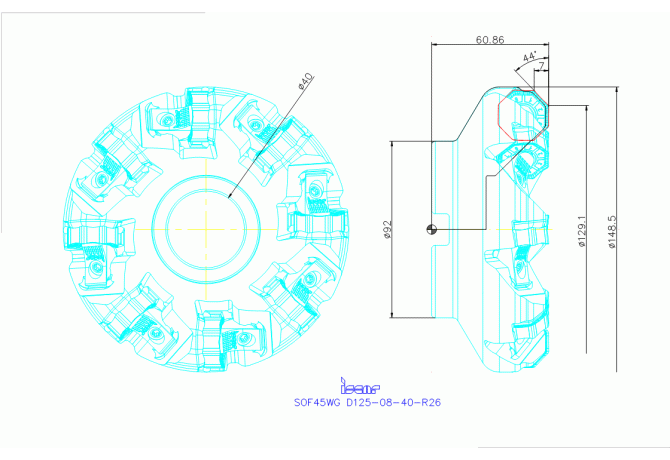 SOF45WG D125-08-40-R26