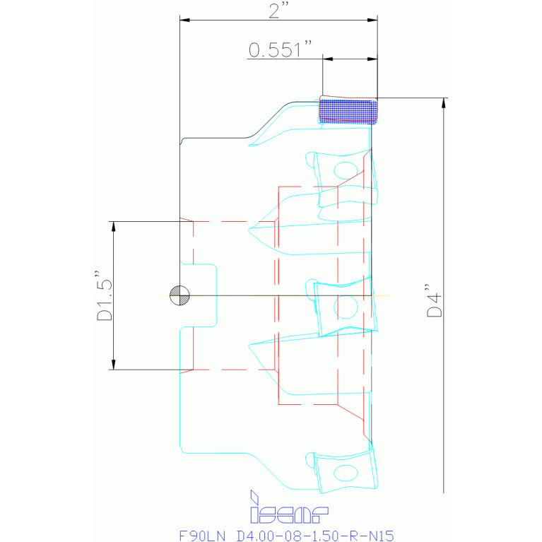 F90LN D4.00-08-1.50-R-N15