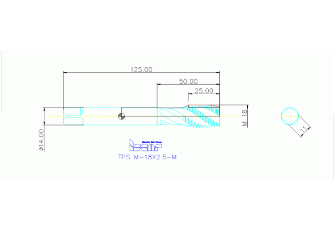 TPS M-18X2.5-M HE