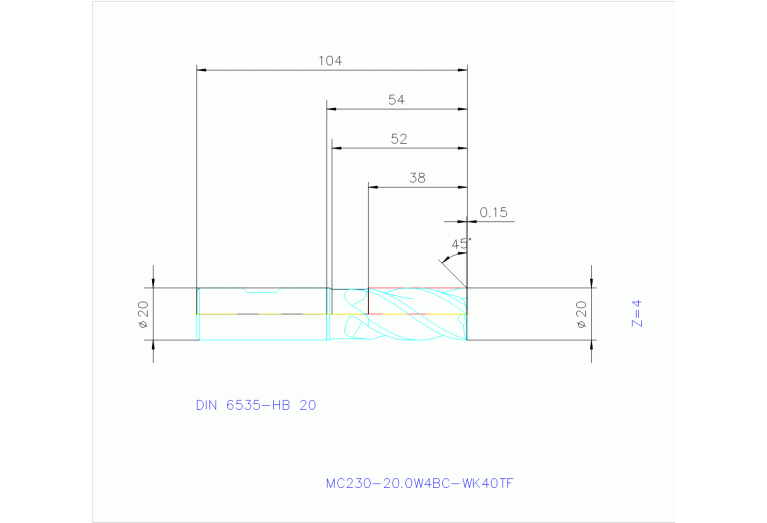 MC230-20.0W4BC-WK40TF