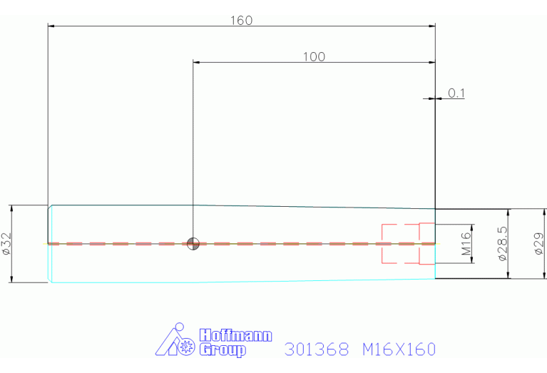 301368 M16X160