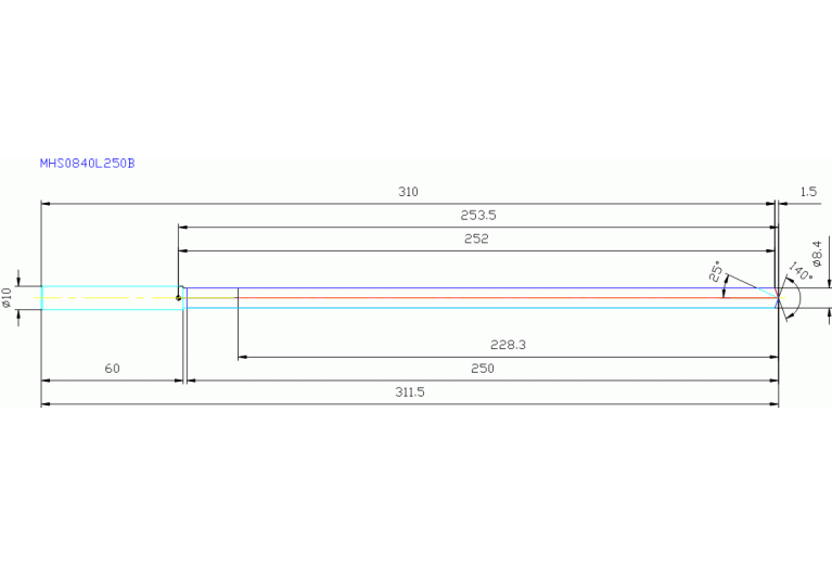 MHS0840L250B VP15TF