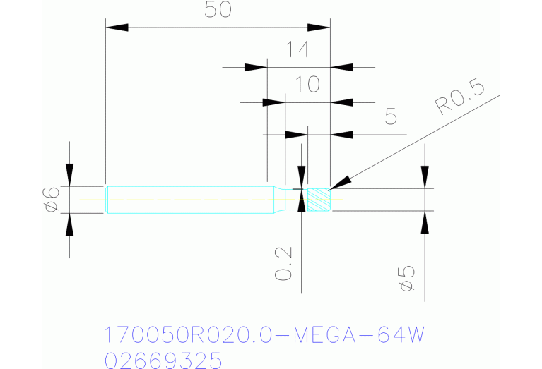 170050R050.0-MEGA-64W