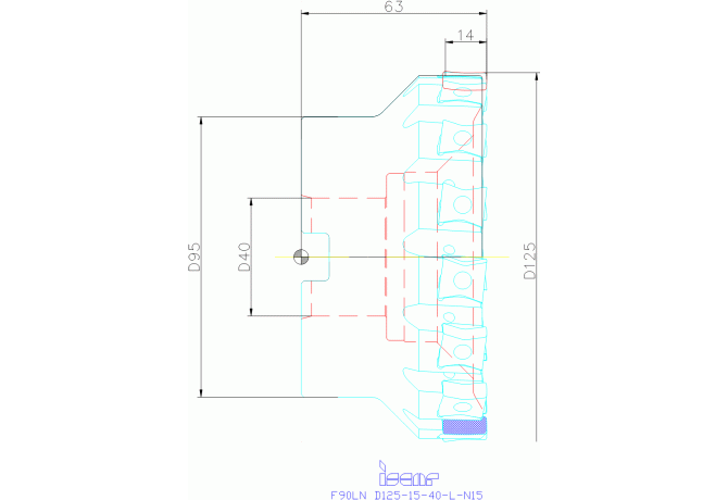 F90LN D125-15-40-L-N15