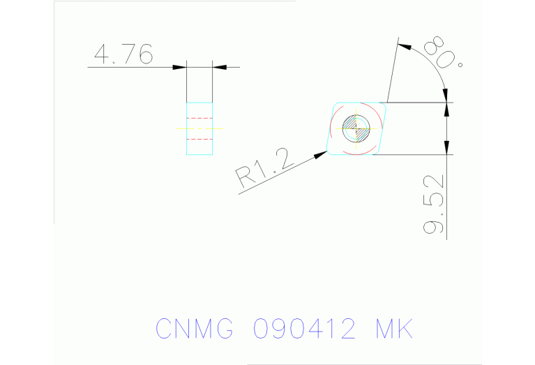 CNMG 090412 MK TT9235