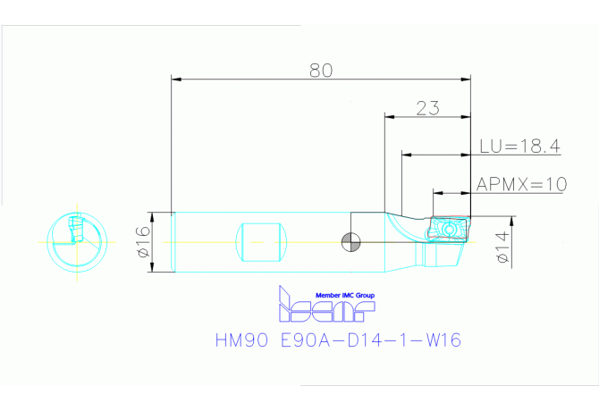 HM90 E90A-D14-1-W16