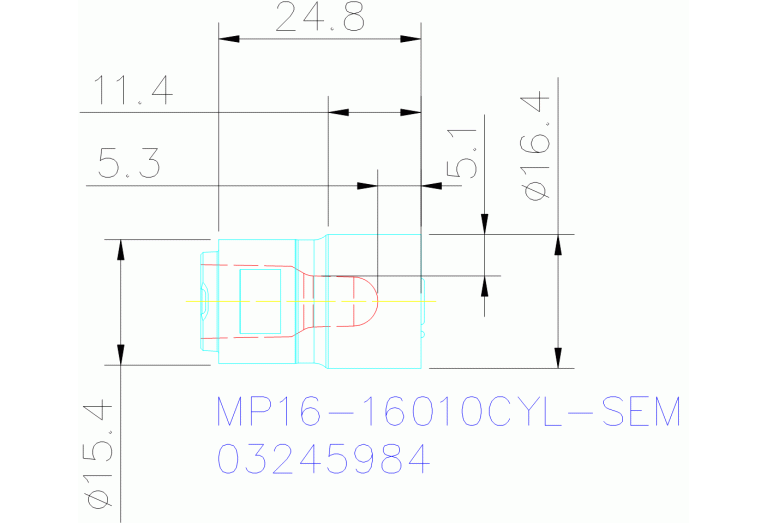 MP16-16010CYL-SEMI H25