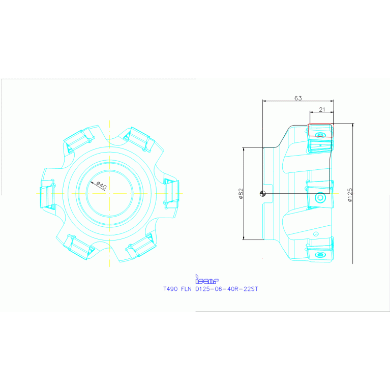 T490 FLN D125-06-40R-22ST
