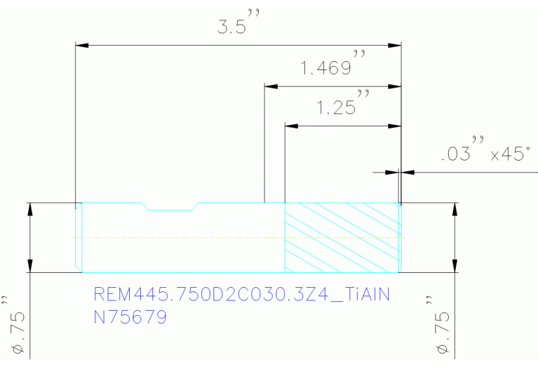 REM445.750D2C030.3Z4 TIALN