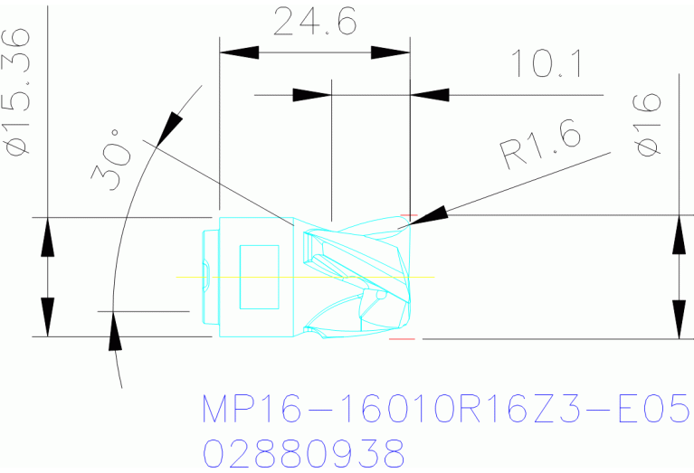 MP16-16010R16Z3-E05 F40M