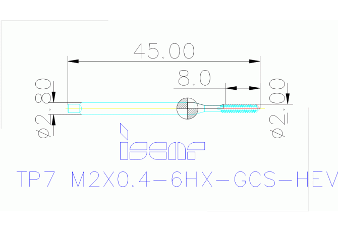 TP7 M2X0.4-6HX-GCS-HEV