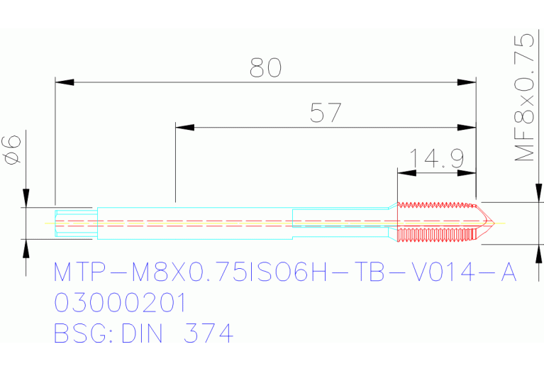 MTP-M8X0.75ISO6H-TB-V014-A