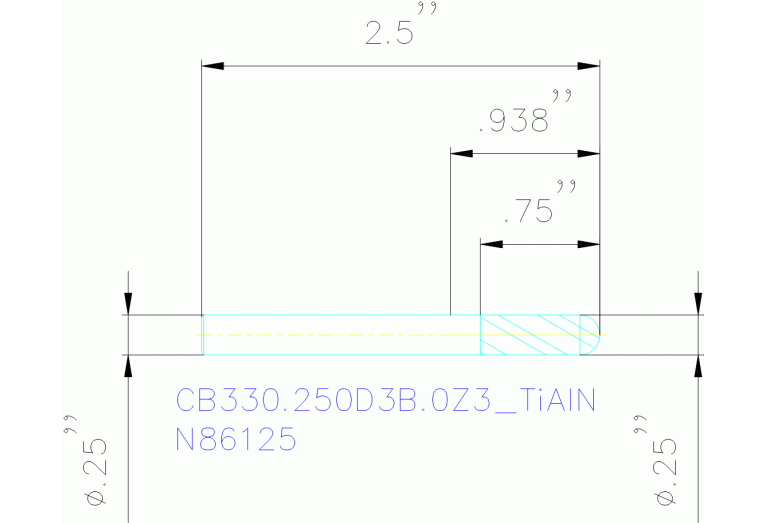 CB330.250D3B.0Z3 TIALN