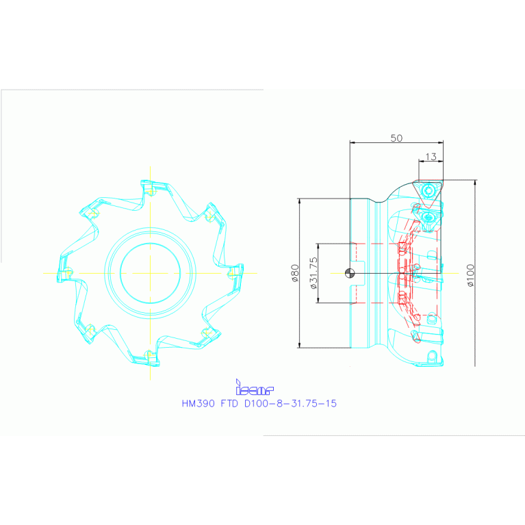 HM390 FTD D100-8-31.75-15