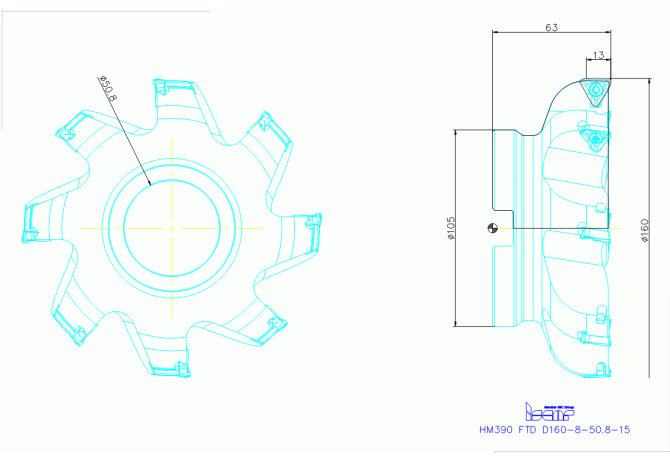 HM390 FTD D160-8-50.8-15