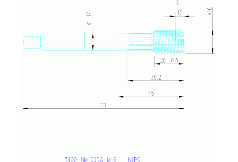T400-NM109DA-M16 N1PC