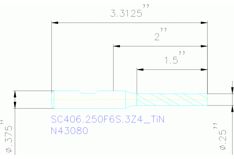 SC406.250F6S.3Z4 TIN