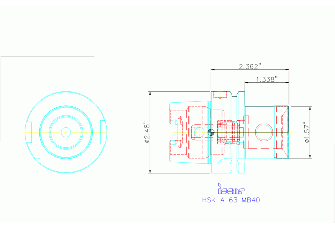 HSK A63 MB40