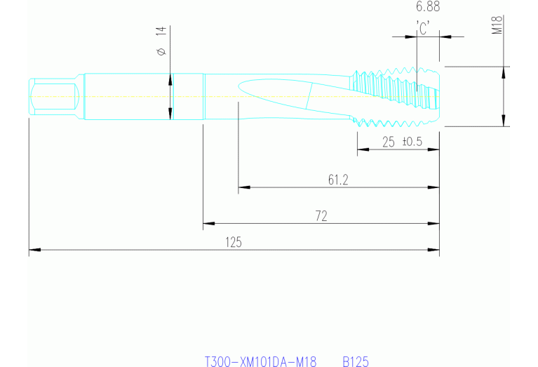 T300-XM101DA-M18 B125