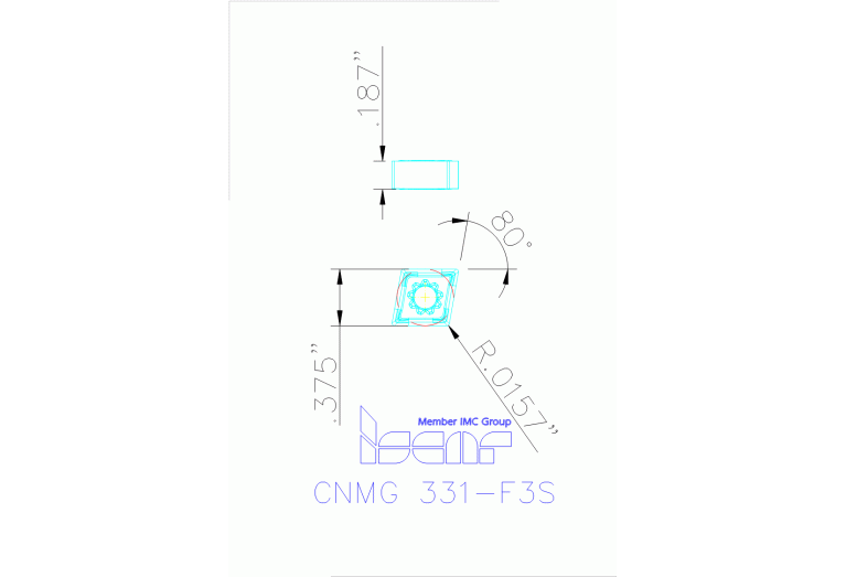 CNMG 090404-F3S IC806