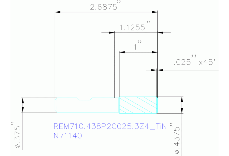 REM710.438P2C025.3Z4 TIN