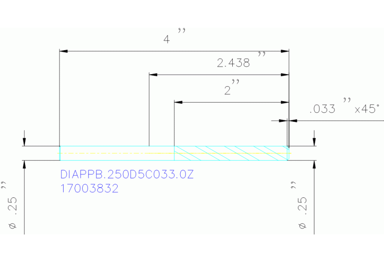 DIAPPB.250D5C033.0Z CVDDIA