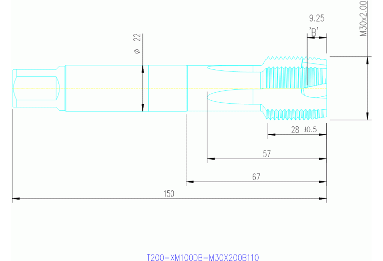 T200-XM100DB-M30X200B150