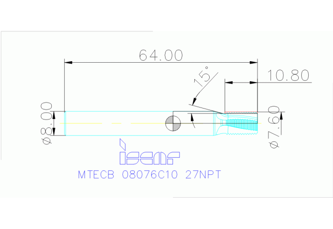 MTECB 08076C10 27NPT IC908