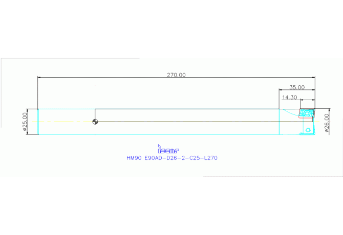 HM90 E90AD-D26-2-C25-L270