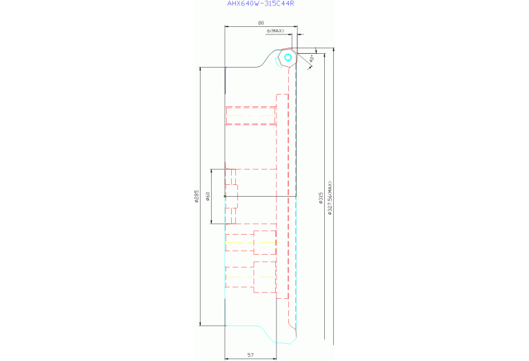 AHX640W-315C44R