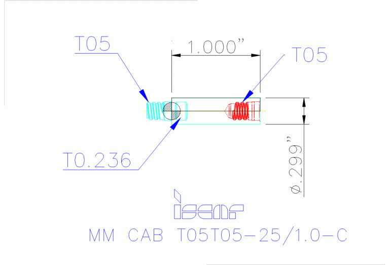 MM CAB T05T05-25/1.0-C