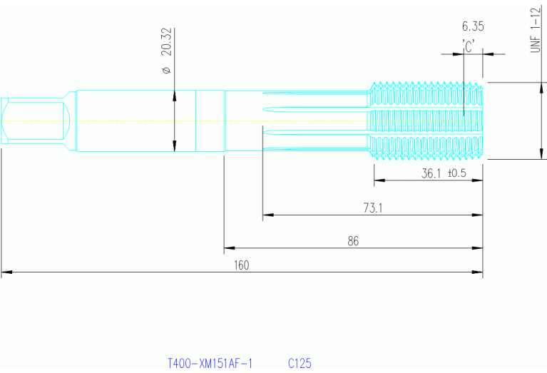 T400-XM151AF-1 C125