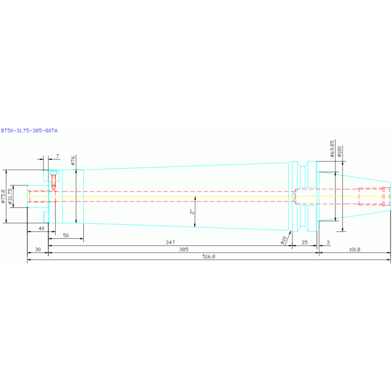 BT50-31.75-385-80TA