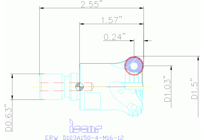 ERW D103A150-4-M16-12