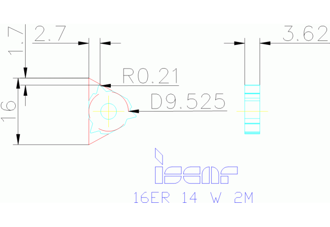16ER 14 W 2M IC908