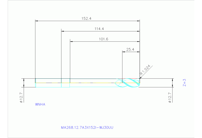 MA268.12.7A3X152I-WJ30UU